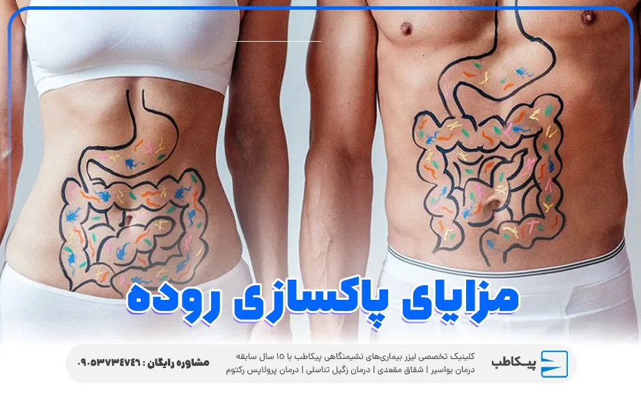 مزایای پاکسازی روده